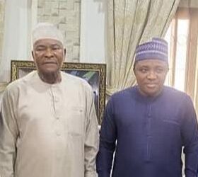 SDP Governorship Candidate, Murtala Ajaka, Meets Former Governor Alhaji Ibrahim Idris in Abuja