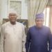 SDP Governorship Candidate, Murtala Ajaka, Meets Former Governor Alhaji Ibrahim Idris in Abuja