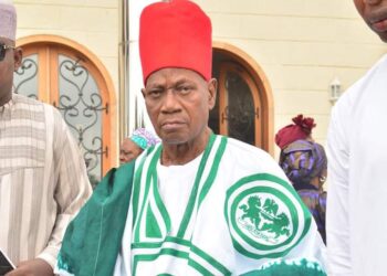 “81 LOOKS GOOD ON YOU”.  HAJIA SALAMATU BAIWA CELEBRATES SENATOR (DR.) ALEX USMAN KADIRI AS THE ELDER STATESMAN CLOCKED 81 YESTERDAY.