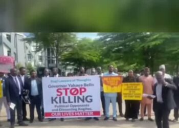 Kogi Lawyers Protest In Abuja over Killings of Political Opponents.