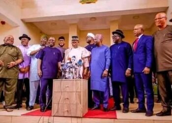 COMMUNIQUE ISSUED AT THE END OF THE INAUGURAL MEETING OF RE-CONSTITUTED PDP GOVERNORS’ FORUM AT ABUJA. 