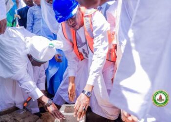 Governor Radda Hands Over Daura Hospital to FG, Lays Foundation for Model School in Maiadua LG