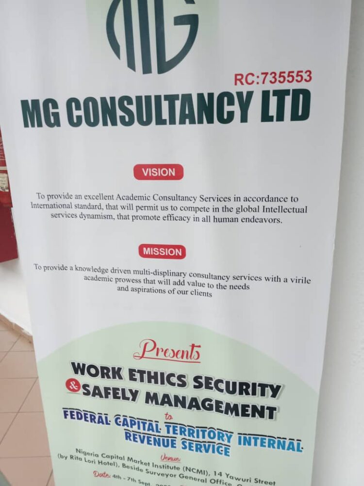 FCT/ IRS Trains Staffs on Work Ethics Security and Safety Management.