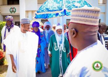 PhotoSpeak  Governor Radda Holds ‘Private Meeting’ with Katsina, Daura Emirs