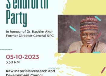Sendforth; NPC Honors Former Director General, Akor, October 5.