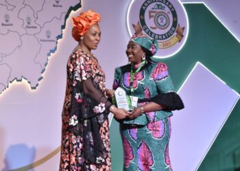 Golden Jubilee; FHA Honors General Manager, Public Private Partnership PPP Hajara Kadiri At Award Night.