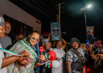JUST IN: Senator Natasha Ignites Hope, Commissions Street Lights Across Kogi Central