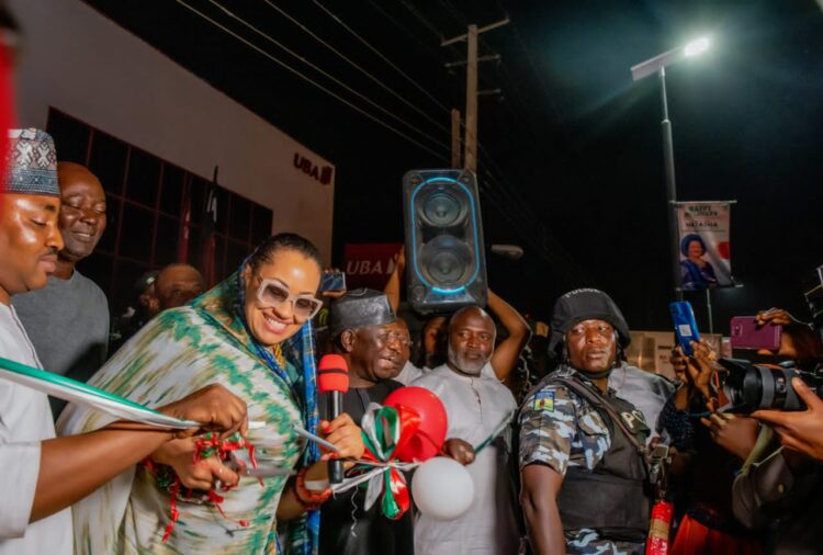 JUST IN: Senator Natasha Ignites Hope, Commissions Street Lights Across Kogi Central