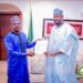 Dikko Radda receives Governor of the Year 2023 Leadership Newspapers Award.