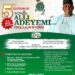 5th Edition of Honorable Ali Adeyemi Free Jamb Form Distribution Debuts.