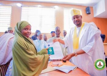 Governor Radda Hosts Katsina Students Departing to Egypt for Foreign Scholarship.
