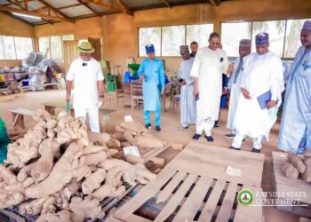 Governor Radda visits Songhai Farms in Cotonou.