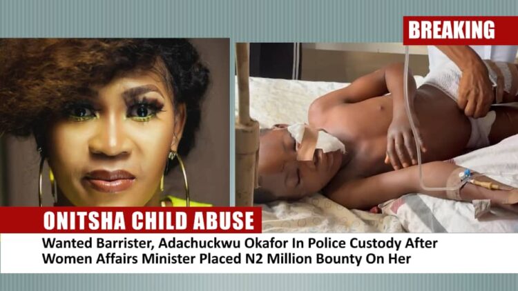 BREAKING: POLICE ARRESTS ONITSHA-BASED LAWYER,MRS ADACHUCKWU OKAFOR FOR CHILD ABUSE