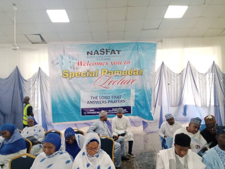 Ramadan Lecture; Chairman FCT Chapter, Dr Nasir Raji Harps on Advantages of Ramadan Fast.