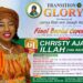 Late Principal , FGC Jos, Mrs Christy Ajara Illah(Nee Aduku) , Funeral Rites Begins May 31.