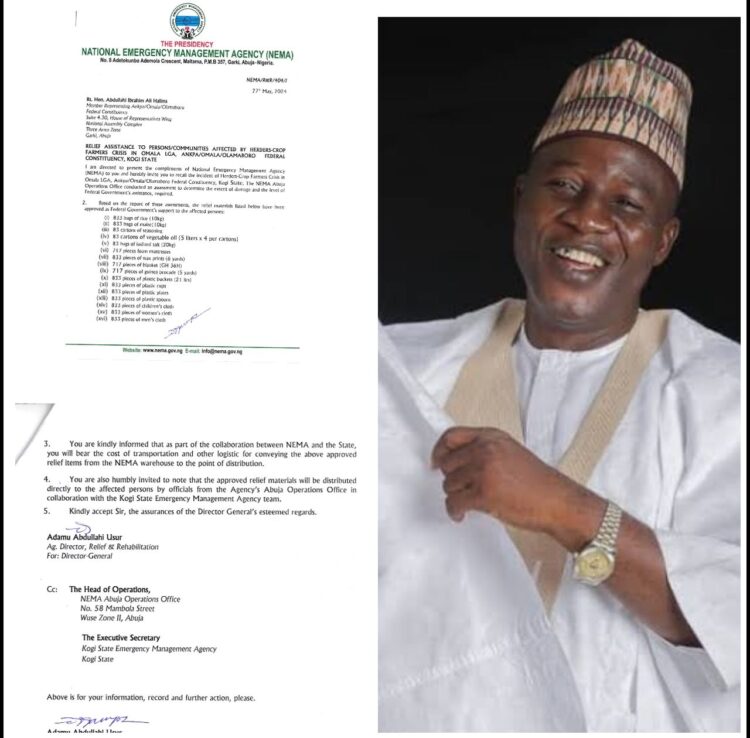 Ijele Commends Deputy House Leader For Attracting Succour To Victims of Omala.