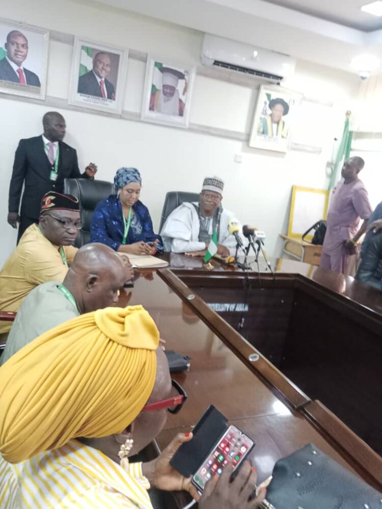 Ag VC , Maikudi Assumes Duty In Uni Abuja.