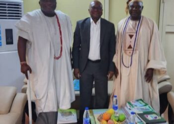 Elulu of Mopa and Olujumu of Ijumu on a Working Visit to National Productivity Centre