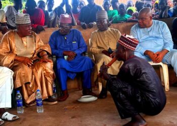 Deputy Leader Condoles With Former Ankpa LGA Chairman, Hassan Yakubu Enape Over Mother’s Loss,      Donate Borehole, Solar Lights.