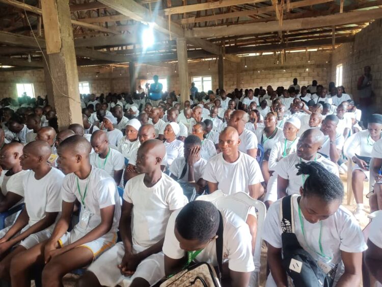 OYRTMA Recruits 500 New Officers.     …commences training exercise.