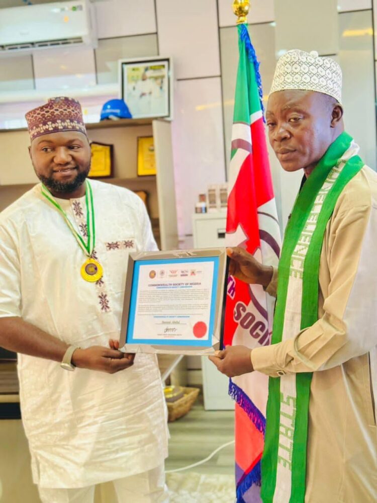 Just in: Commonwealth Confers Prestigious Award on CEO Sanan Real Homes Ltd, Alhaji Sanusi Abdul Sanusi.