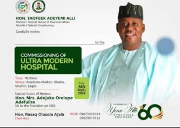 Lagos Federal Lawmaker, Yemi Ali Donates Ultra Modern Hospital to Constituency @60.