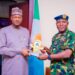 Gov Radda Hosts Air Marshal Abubakar, Vows to End Insecurity, Supports Farmers.