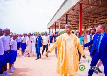 Gov Radda Makes Surprise Visit to KCWC Training Ground, Donates 5 Million Naira.