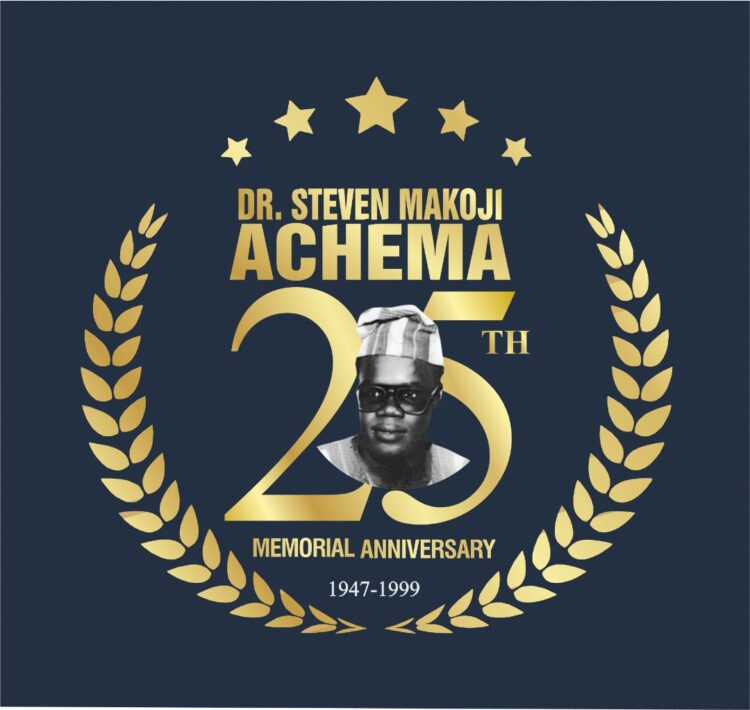 Dr. Steven Makoji Achema, 25th Anniversary, Organisers Rolls out Program of Events.
