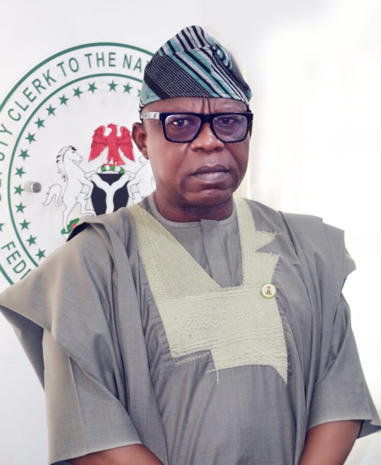 Breaking; National Assembly Service Commission Appoints Kamoru Ogunlana As Clerk to the National Assembly CNA.