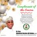 Yuletide: Halims Preaches Love, Reinstates Commitment To The Development Of His Federal Constituency , People