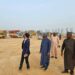 Rt Honourable Abubakar Bichi, Chairman, House Committee on Appropriation,Inspects 18,000 Capacity Stadium in Bichi.