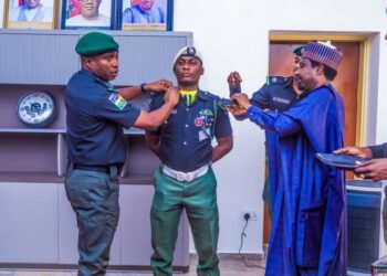 DSP Barau Decorates Police Orderly