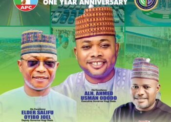 One Year of Impactful Governance in Kogi State, Hon. Danladi Aguye thumbs up to Governor Ododo, Deputy.