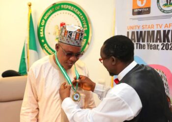 USTV Africa Names House Deputy Leader Nigerian Legislator Of The Year 2024,      As Recipient Dedicate His Honour To Staff 