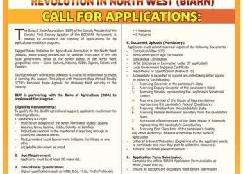 Senator Barau opens applications for 558 Young Farmers Millionaires program 