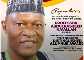 Unilorin @ 50: KWASU’s Ilorin Emirate Staff Celebrate Prof Na’Allah’s Distinguished Alumnus Award