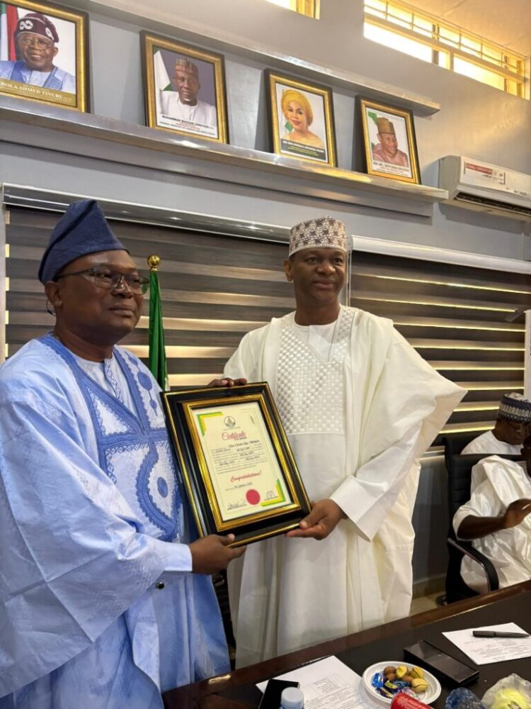 NPC honours immediate Past DG, Dr. Nasir Raji-Mustapha, with sendforth ceremony