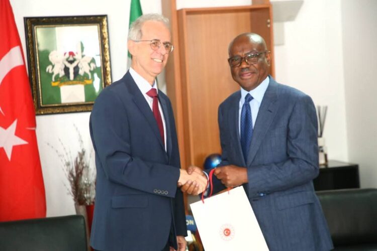Turkey Eases Visa For Nigerian Businessmen As Ambassador Visits Wike, Seeks Stronger Economic Ties
