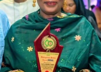 SWAN Honors Borno Women Affairs and Social Development Commissioner , Hajiya Zuwaira Gambo.