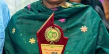 SWAN Honors Borno Women Affairs and Social Development Commissioner , Hajiya Zuwaira Gambo.