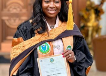 Praises pour in for Esther Tonlagha, as she bagged Doctorate Degree As She Supports Federal University Utuoke with 100M
