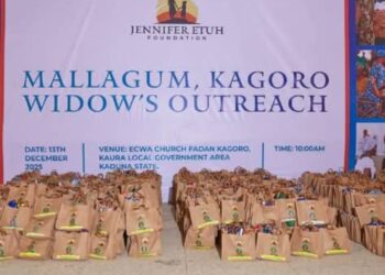 Yuletide; Jennifer Etuh Foundation Donates to Widows in Mallagun, Kagoro.