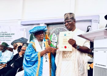 Dr Kashim Akor, Former DG NPC Honored by PAAU