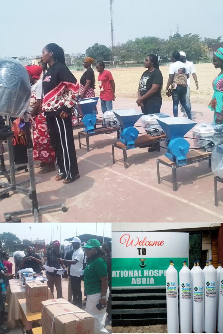 Achimugu Empowers FCT Women, Donates Oxygen Cylinders, Settles Hospital Bills