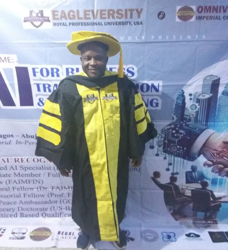  HONORIS CAUSA : Comrade Sunday Bala Oma bags double honours