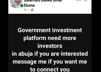 Beware of Fraudsters , Former APC National Woman Leader, Hajia Salamatu Baiwa Umar- Eluma Alert Nigerians 