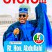 Deputy House Leader, Rt Honorable Abdullahi Ibrahim Ali Halims Wins Ankpa Federal Constituency