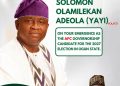 Dr Akor Congratulates APC Governorship Candidate for Ogun State, Solomon Olamilekan Yayi