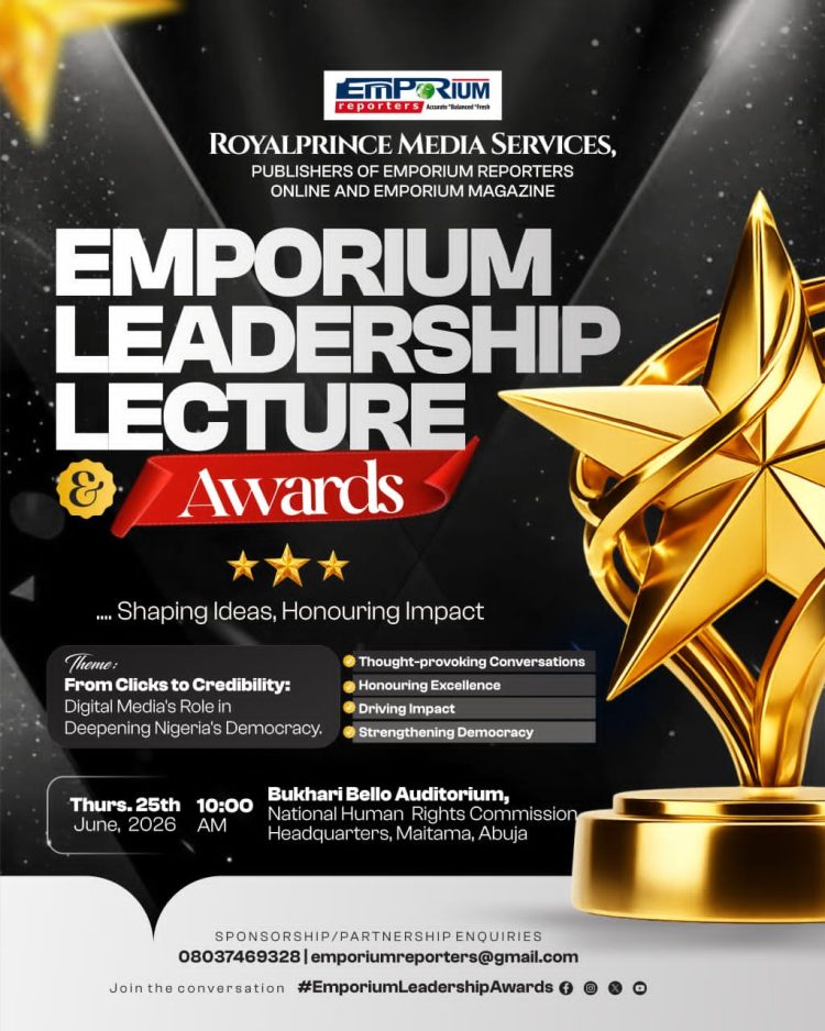 Emporium Leadership Lecture and Awards 2026 Holds June 25, Honours Outstanding Nigerians